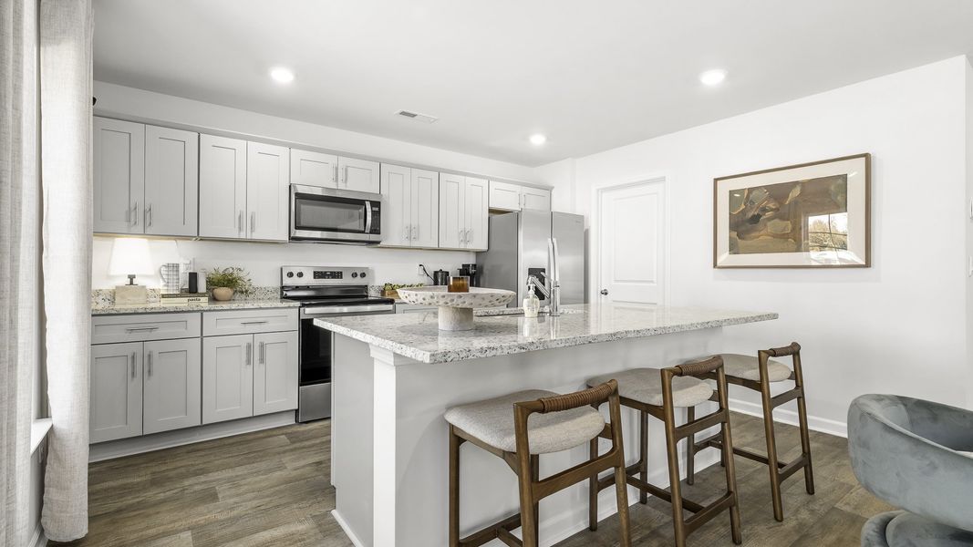 Furnished interior view inside a new home in Aspen Place, Thomasville (Image 10).
