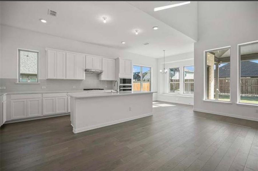 Furnished interior view inside a new home in Whitewing Trails, Princeton (Image 3).