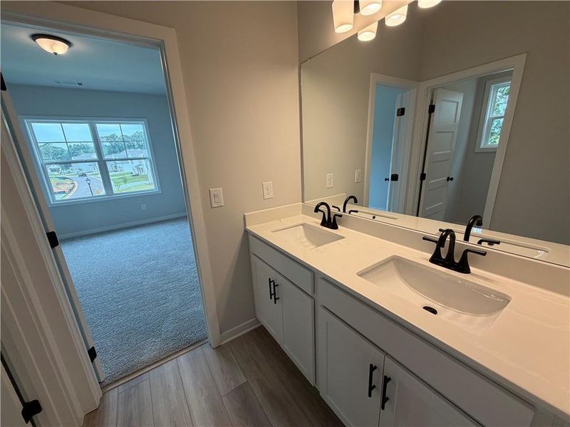 Furnished interior view inside a new home in Mallard’s Landing, Jefferson (Image 10).