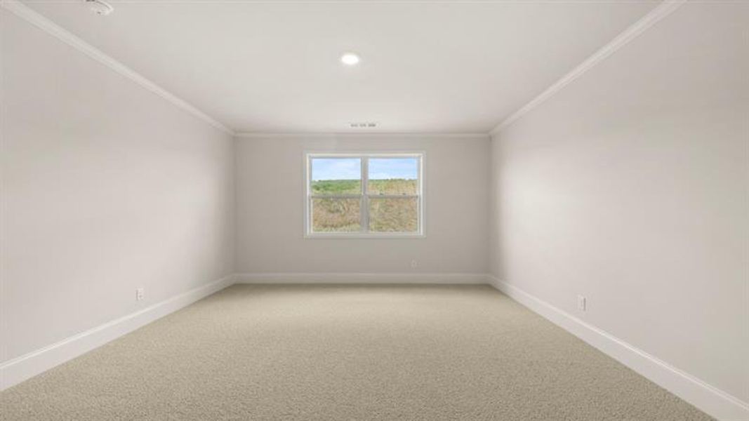 Spacious, unfurnished interior of a new home in Hamptons at Riverwood North, Dallas (Image 13).