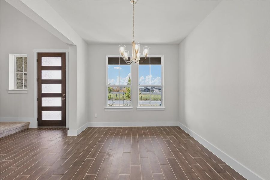 Spacious, unfurnished interior of a new home in The Grove at Blackhawk, Pflugerville (Image 17).