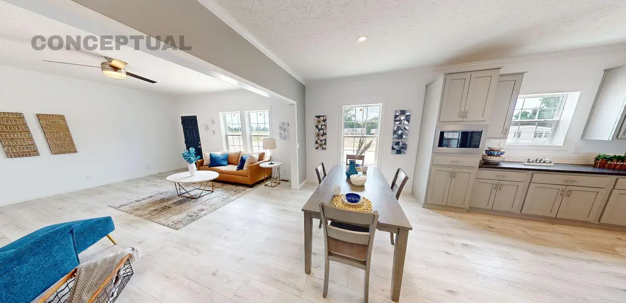 Furnished interior view inside a new home in , Early Branch (Image 10).