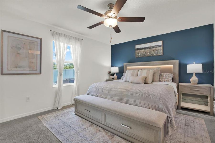 Furnished interior view inside a new home in , Wimauma (Image 29).