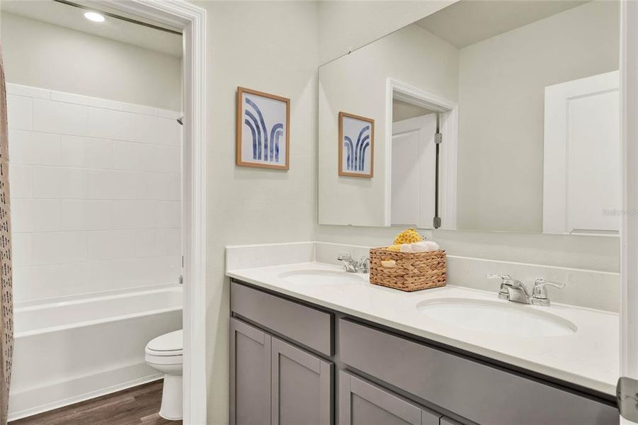 Furnished interior view inside a new home in Crossroads at Kelly Park, Apopka (Image 5).