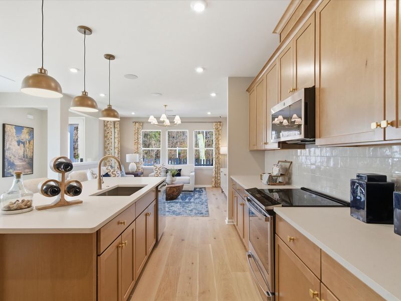 Representative furnished interior of a home built from the Elizabeth by Tri Pointe Homes in Amplitude, Charlotte (Image 14). Representative furnished interior of a home built from the Elizabeth by Tri Pointe Homes in Amplitude, Charlotte (Image 14).