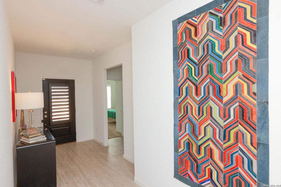 Furnished interior view inside a new home in Hidden Trails, Bulverde (Image 39).