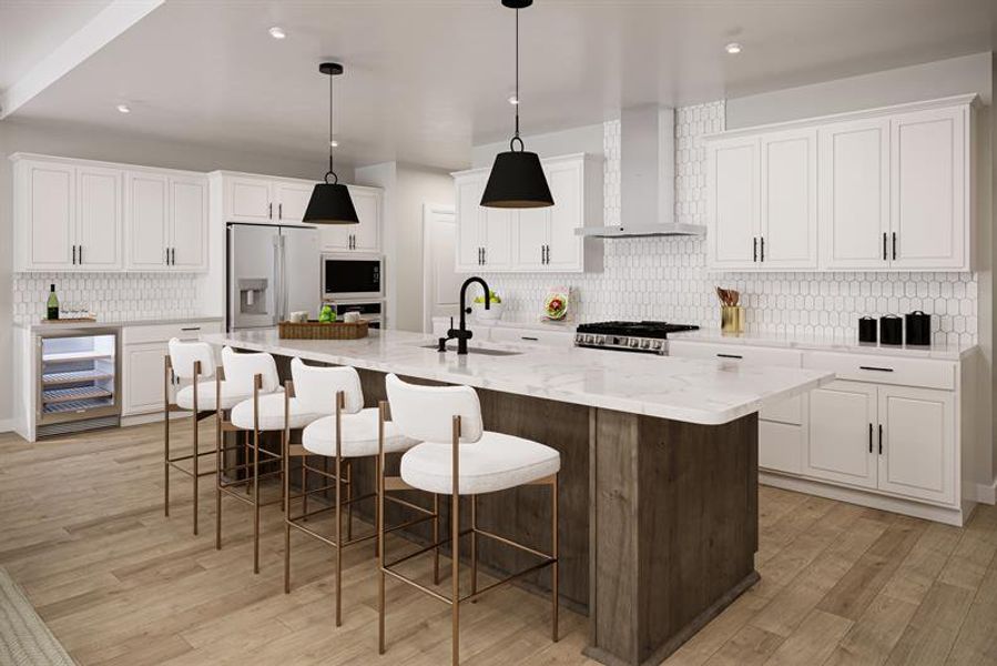 Representative furnished interior of a home built from the Tradewinds by Ryan Homes in Seminole Palms Single-Family Homes, Palm Coast (Image 2).