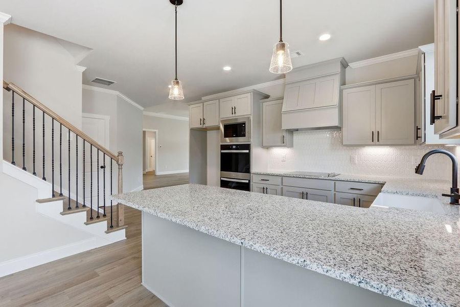Furnished interior view inside a new home in , Monroe (Image 10).