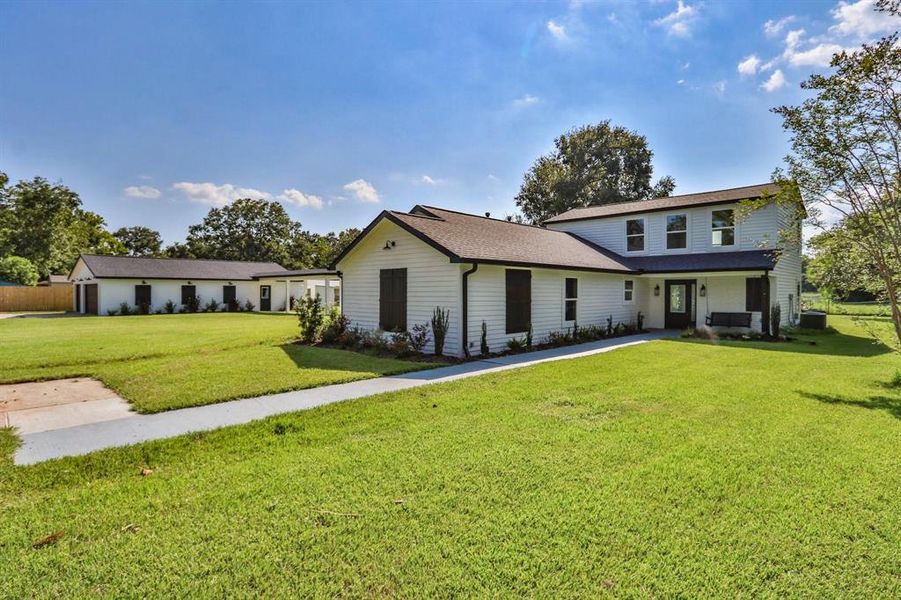 Outstanding Location, Luxurious Renovation. New roof decking, synthetic sheathing and 30-year architectural shingles on entire property.