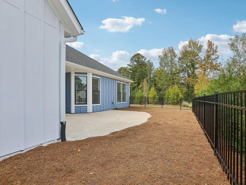 Exterior details and patio area of a home in , Holly Springs (Image 31).