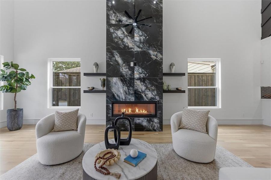 Furnished interior view inside a new home in , Dallas (Image 13).