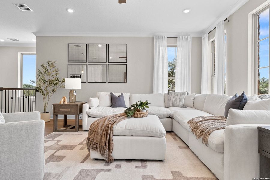 Furnished interior view inside a new home in Friedrich Hill, San Antonio (Image 14).