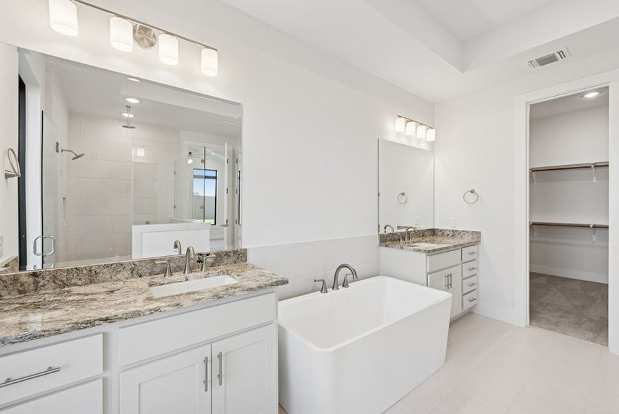 Furnished interior view inside a new home in Riverstone, Georgetown (Image 11).