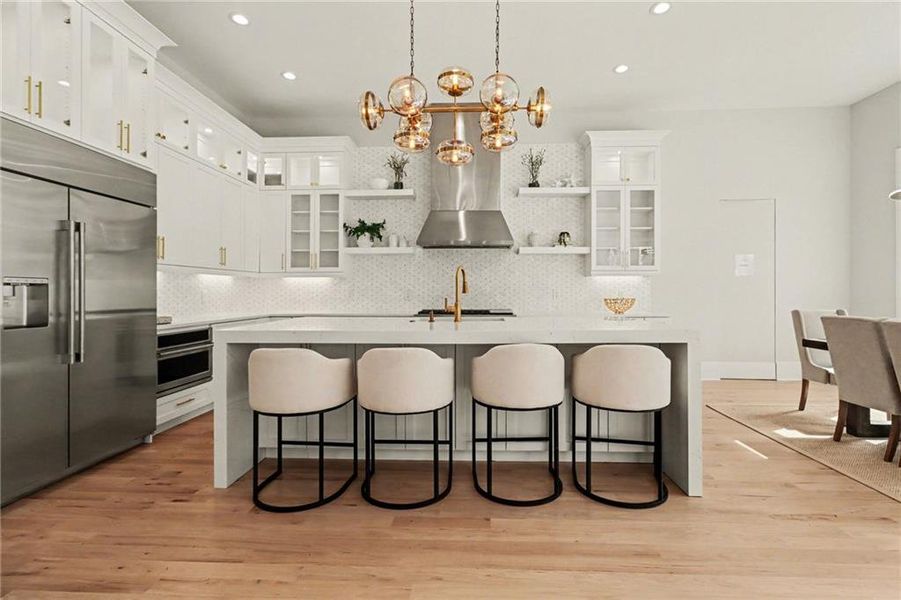 Furnished interior view inside a new home in , Alpharetta (Image 47).