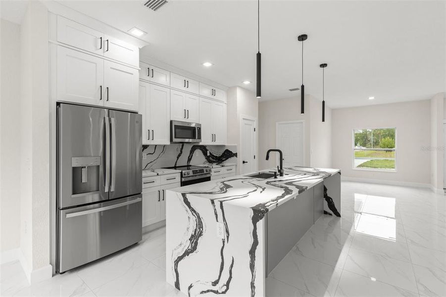 Furnished interior view inside a new home in , Weeki Wachee (Image 6).