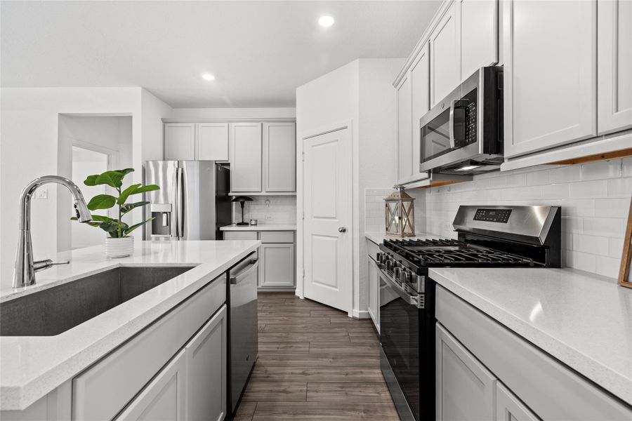 Furnished interior view inside a new home in Avalon at Cypress 40s, Cypress (Image 6).