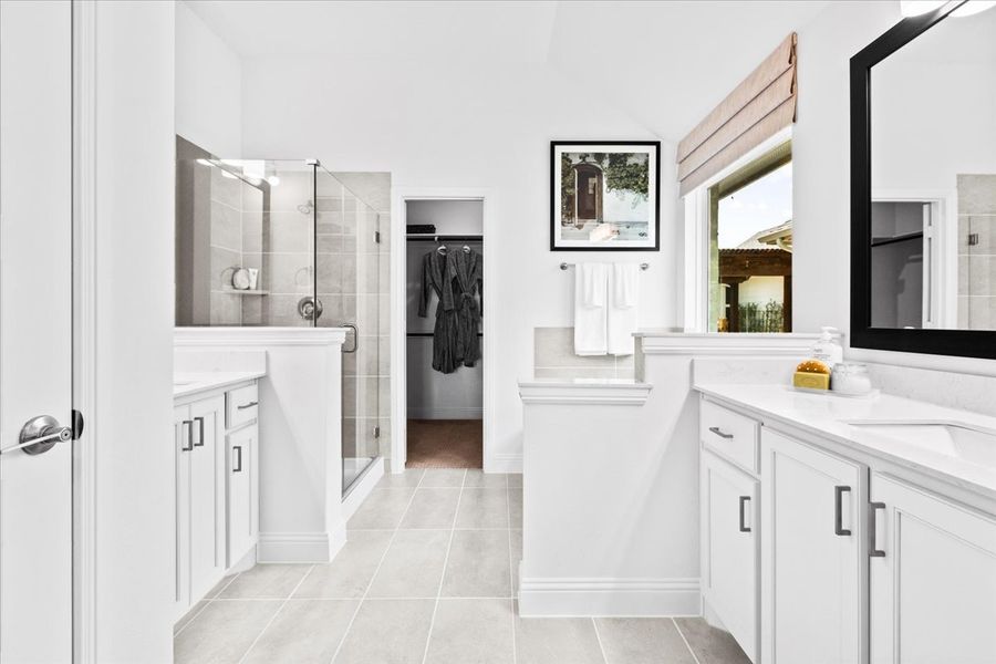 Furnished interior view inside a new home in Keeneland, Aubrey (Image 19).