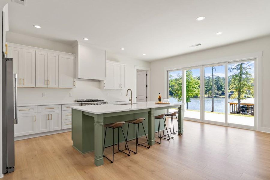 Furnished interior view inside a new home in , Monticello (Image 17).