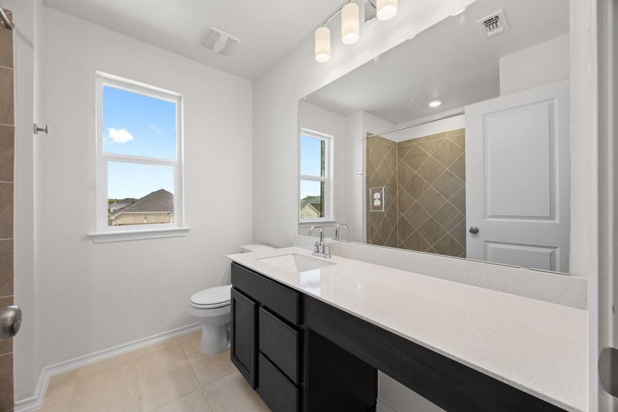 Furnished interior view inside a new home in Retreat at San Gabriel, Georgetown (Image 7). Furnished interior view inside a new home in Retreat at San Gabriel, Georgetown (Image 7).