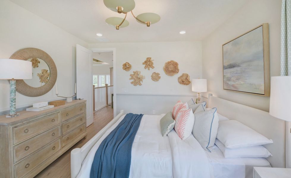 Furnished interior view inside a new home in Weslyn Park at Sunbridge, St. Cloud (Image 35).