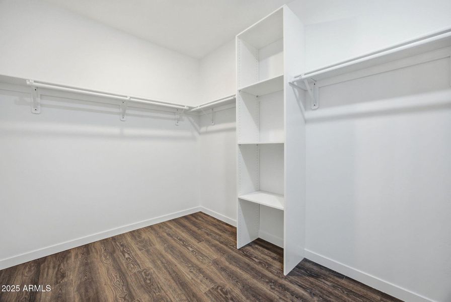 Oversized primary closet Oversized primary closet