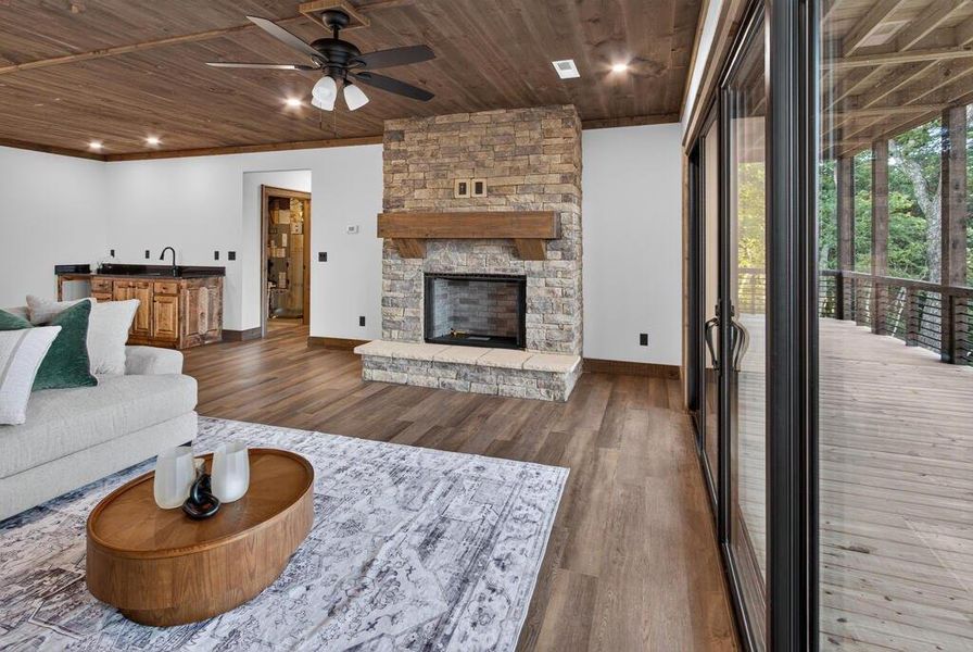 Furnished interior view inside a new home in , Blue Ridge (Image 57).