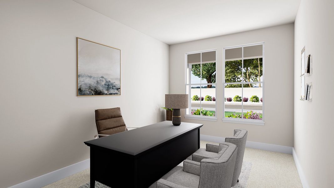 Representative furnished interior of a home built from the Magnolia by Tri Pointe Homes in Landmark, Denton (Image 7). Representative furnished interior of a home built from the Magnolia by Tri Pointe Homes in Landmark, Denton (Image 7).