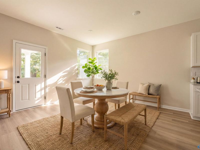 Furnished interior view inside a new home in Bailey Park, Fayetteville (Image 8).