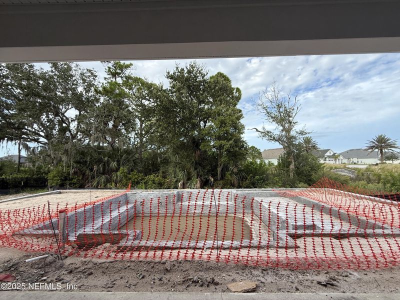 In-progress construction of a new home in Madeira, St. Augustine, FL (Image 24).