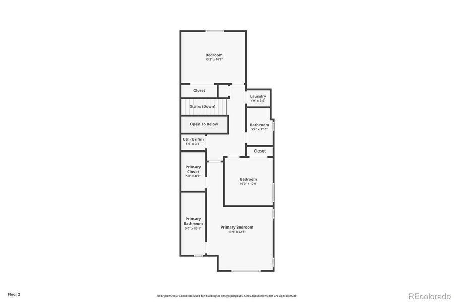 2D floor plan layout of this home in , Frederick, CO (Image 3).