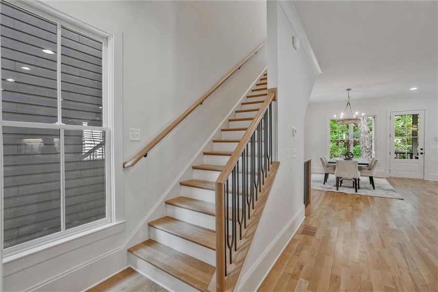 Furnished interior view inside a new home in Pendergrast Farm, Atlanta (Image 18).