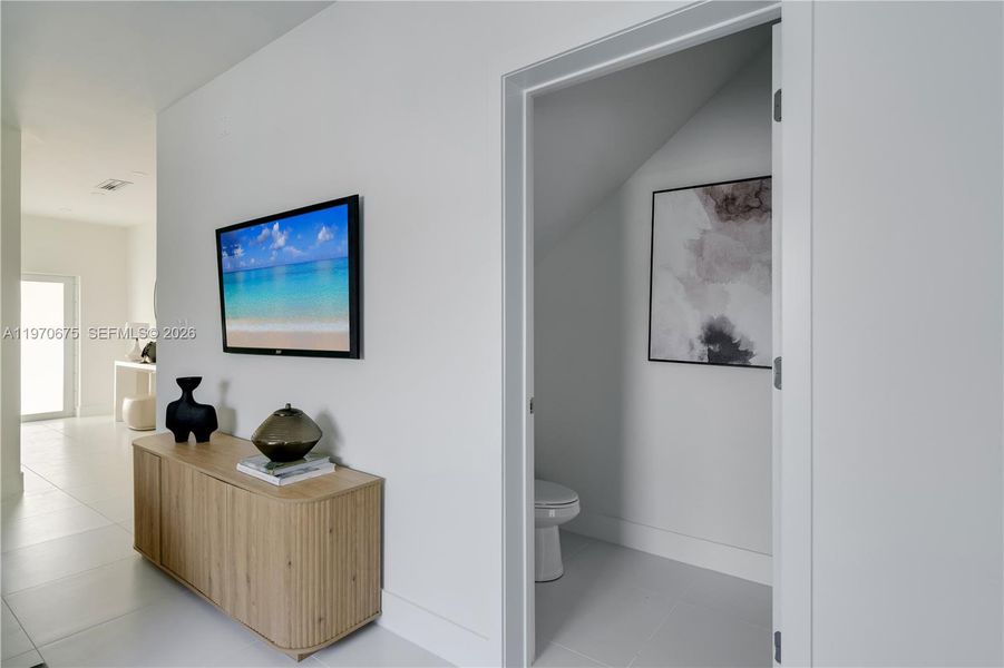 Furnished interior view inside a new home in , Miami (Image 6).