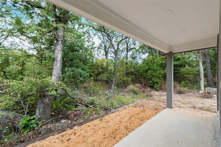 View of yard featuring a patio