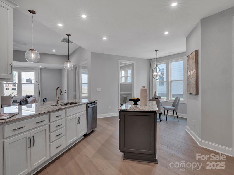 Color Change Island with Deco Doors.