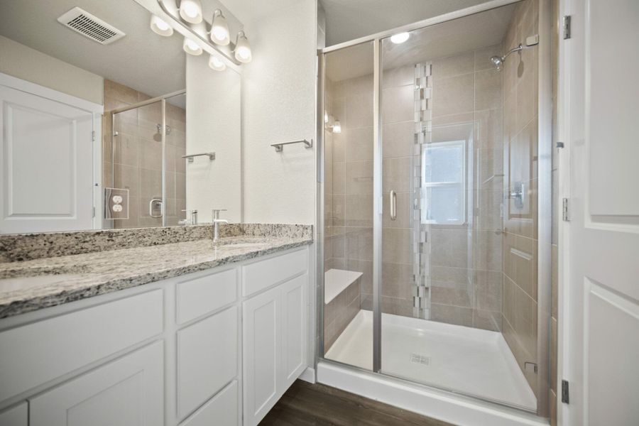 Representative furnished interior of a home built from the Palmer by View Homes in Aspen Meadows – Townhomes, Colorado Springs (Image 6).