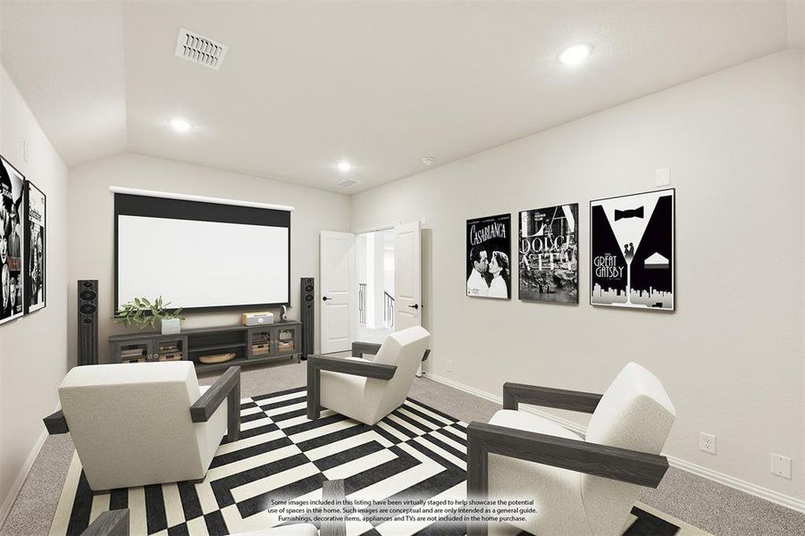 Furnished interior view inside a new home in Mockingbird Hills 60-65, Joshua (Image 4). Furnished interior view inside a new home in Mockingbird Hills 60-65, Joshua (Image 4).