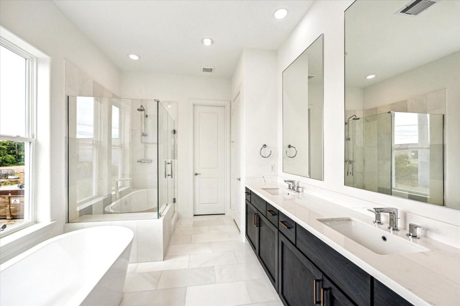 Furnished interior view inside a new home in , Houston (Image 4).