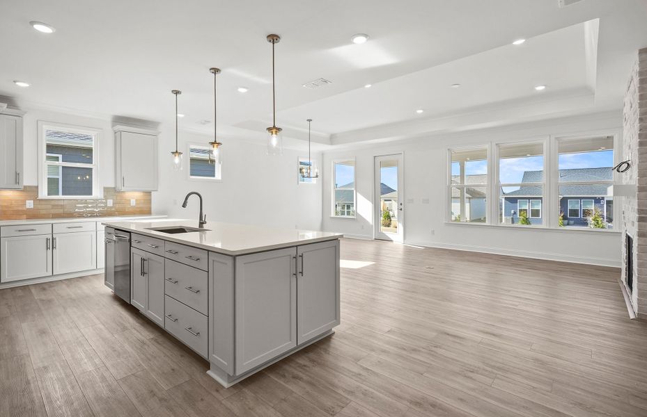 Furnished interior view inside a new home in Carolina Riverside, Belmont (Image 7).