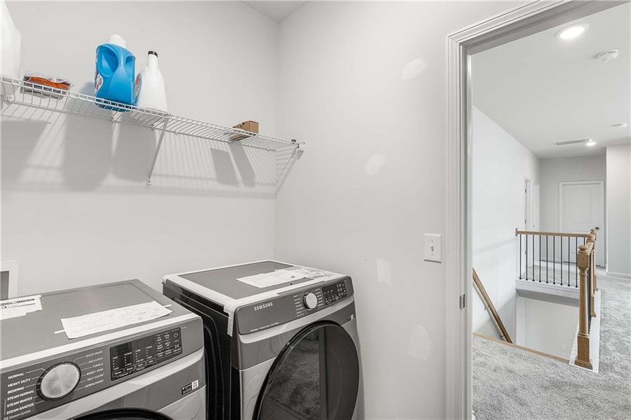 Furnished interior view inside a new home in Carmichael Farms, Canton (Image 15).