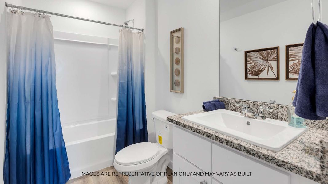 Furnished interior view inside a new home in Overlook West, Wolfforth (Image 19).