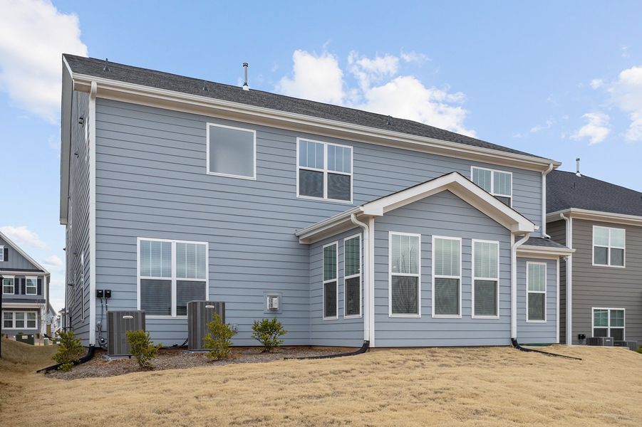 Exterior details and patio area of a home in Sweetbrier, Durham (Image 4).