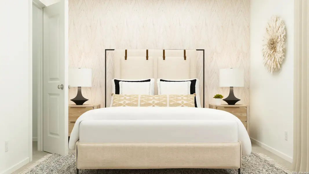 Furnished interior view inside a new home in Hidden Oasis, San Antonio (Image 17).
