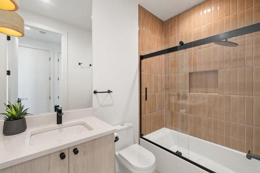 Furnished interior view inside a new home in , Austin (Image 29).