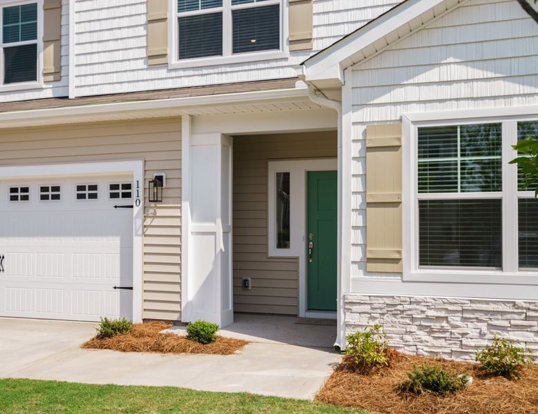 Representative exterior photo of a completed home built from the The Holland by Cothran Homes in Holly Ridge, Greenville, SC (Image 24).
