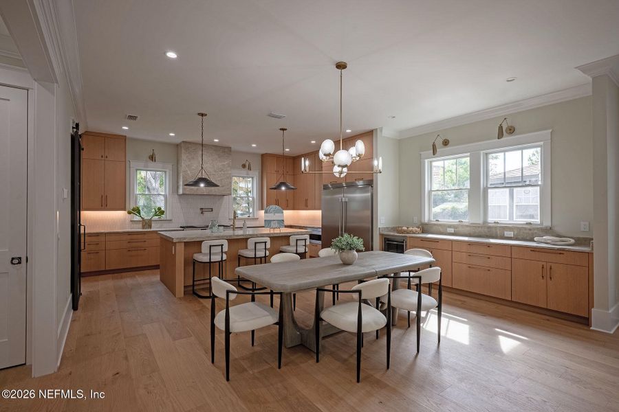 Furnished interior view inside a new home in , Jacksonville (Image 79).