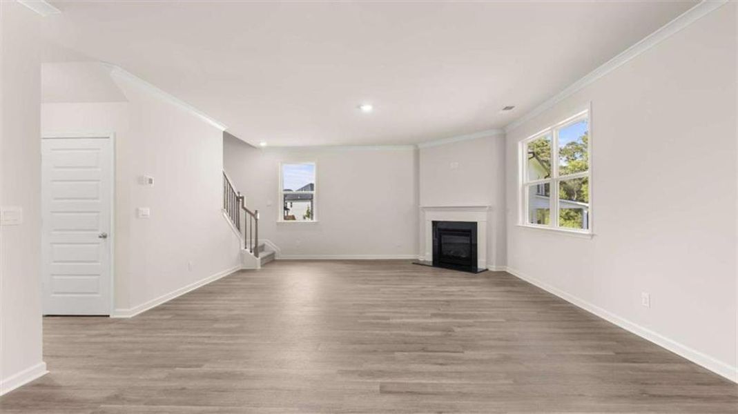 Spacious, unfurnished interior of a new home in Independence, Loganville (Image 17). Spacious, unfurnished interior of a new home in Independence, Loganville (Image 17).