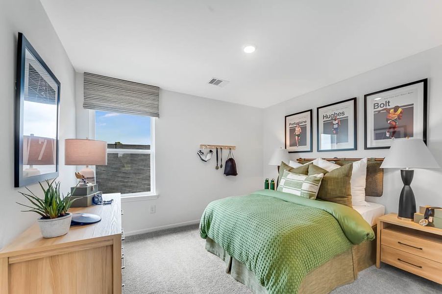 Furnished interior view inside a new home in Bridge Creek 45s and 50s, Cypress (Image 15).