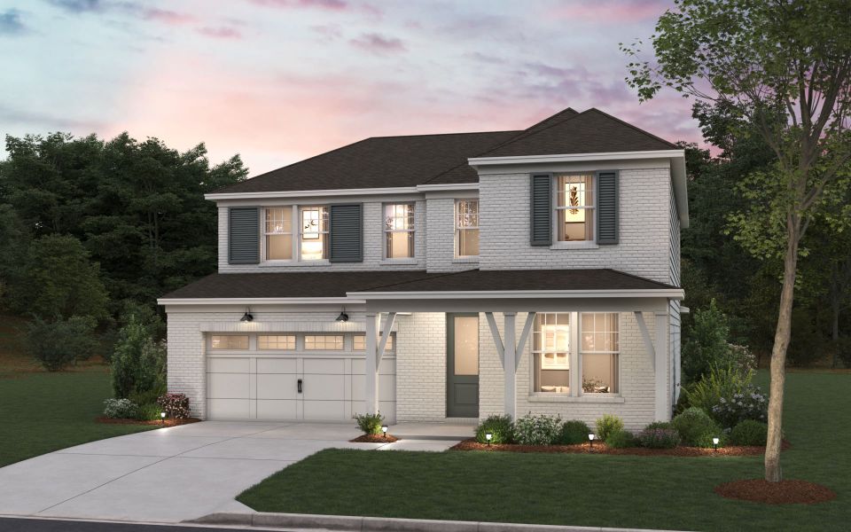 Representative exterior photo of a completed home built from the Wynfield by Pulte Homes in Amherst, McDonough, GA (Image 9).