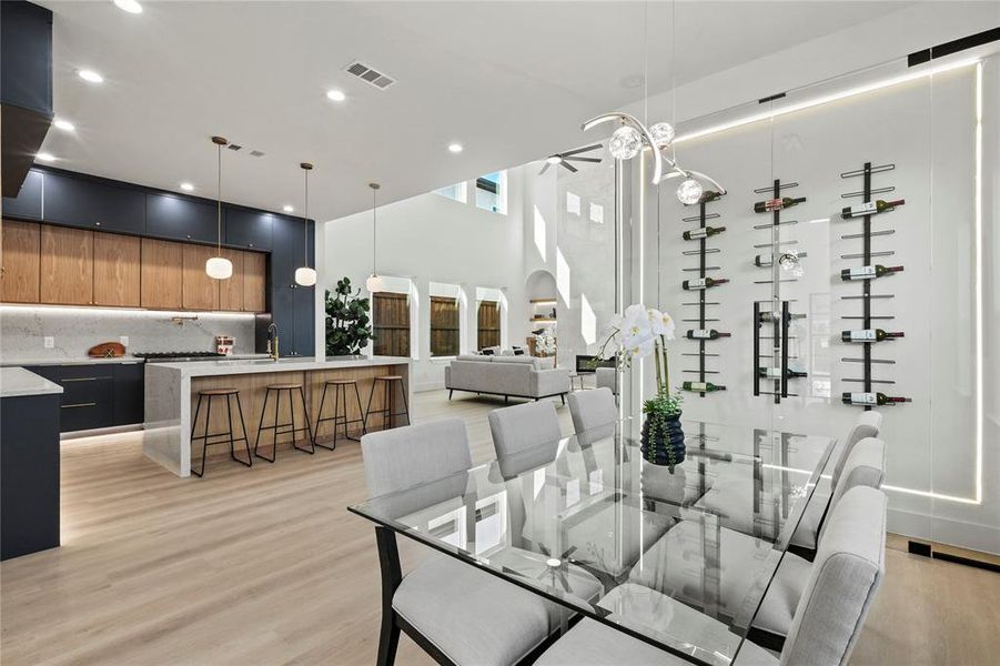 Furnished interior view inside a new home in , Dallas (Image 5).
