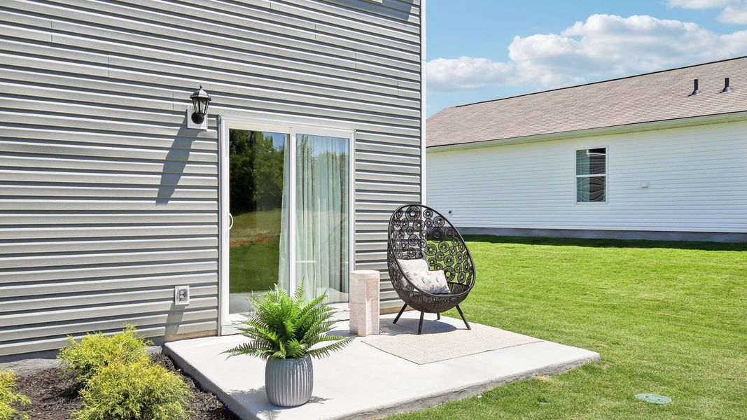 Front exterior of a new home in Parkside Point, Portland, TN, highlighting curb appeal (Image 2).